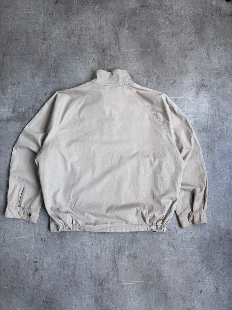 Burberry Nova Lined Cream Harrington Jacket