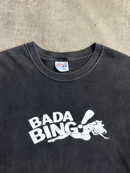 2000's Sopranos Bada Bing Graphic Logo Tee