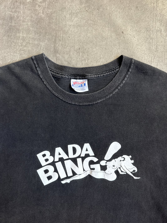2000's Sopranos Bada Bing Graphic Logo Tee