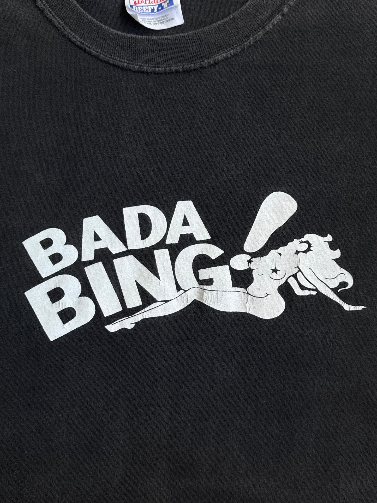 2000's Sopranos Bada Bing Graphic Logo Tee