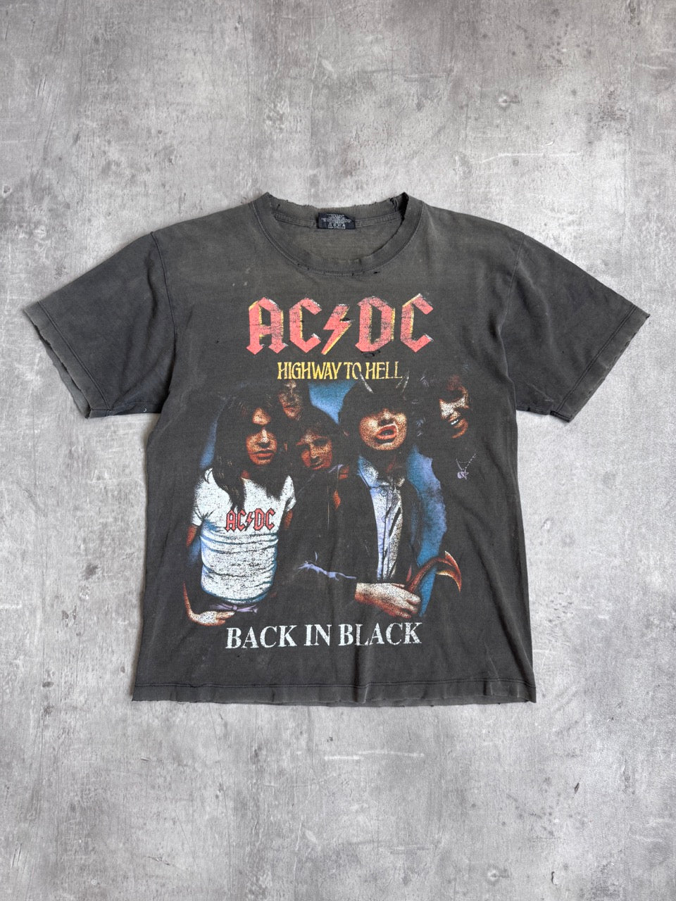 AC/DC Highway To Hell Distressed Graphic Tee