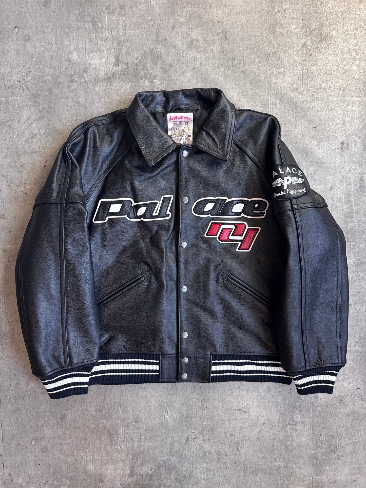 F/W17 Palace x Avirex American Classics Leather Bomber Jacket