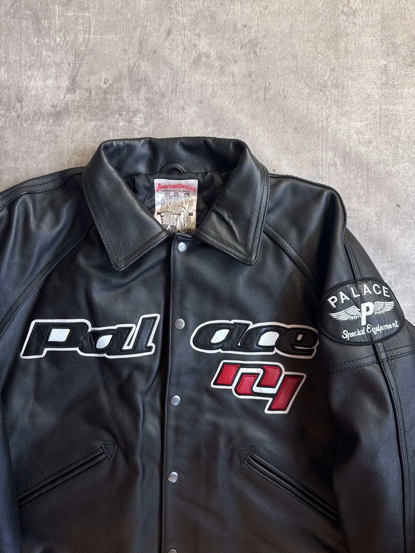 F/W17 Palace x Avirex American Classics Leather Bomber Jacket