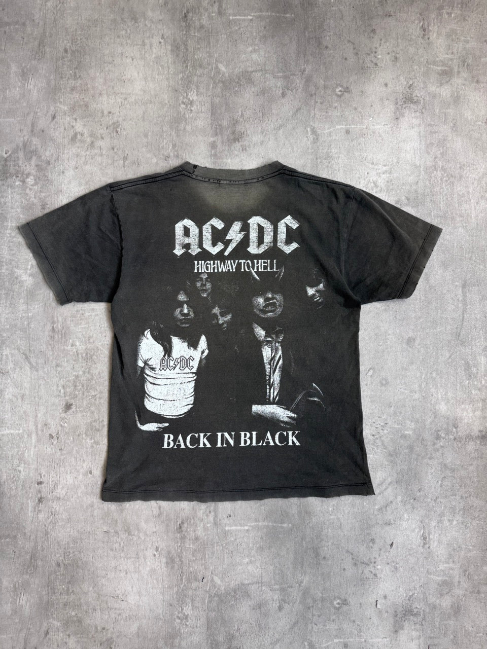 AC/DC Highway To Hell Distressed Graphic Tee