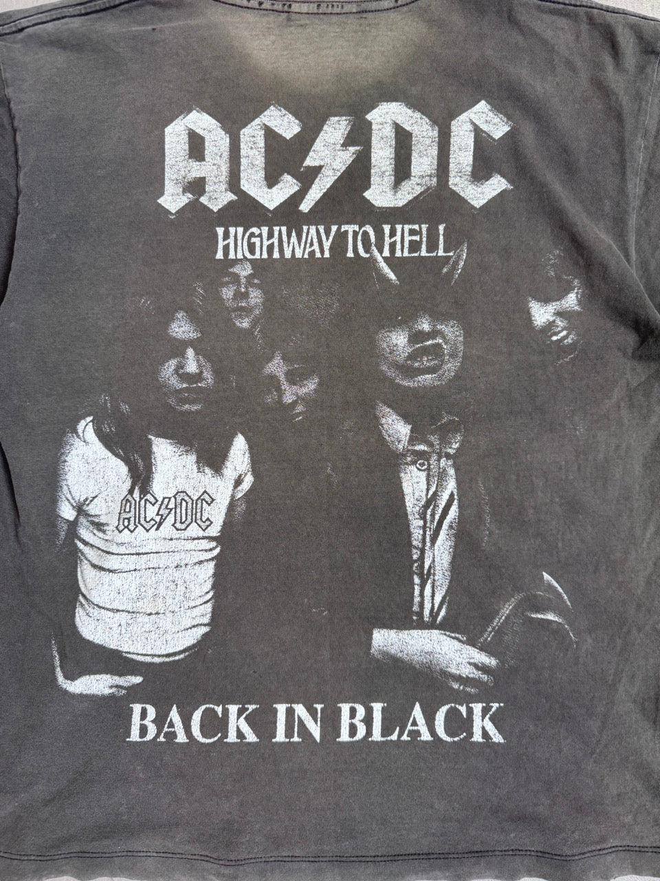 AC/DC Highway To Hell Distressed Graphic Tee