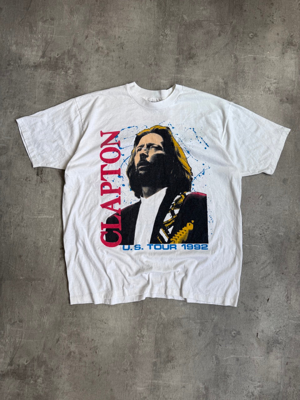 1992 Eric Clapton US World Tour Single Stitch Graphic Tee