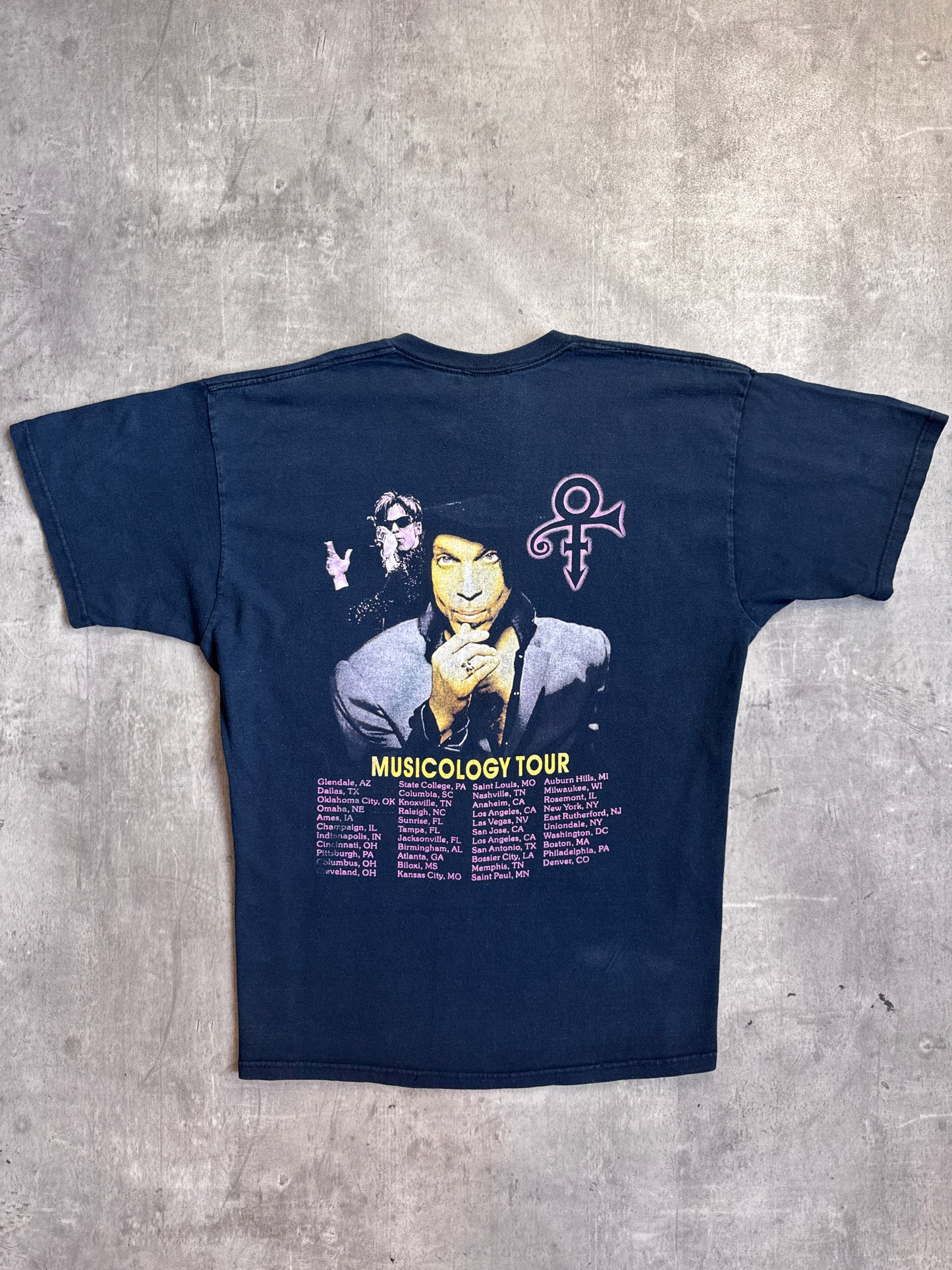 2004 Prince Musicology Tour Cotton Graphic Tee