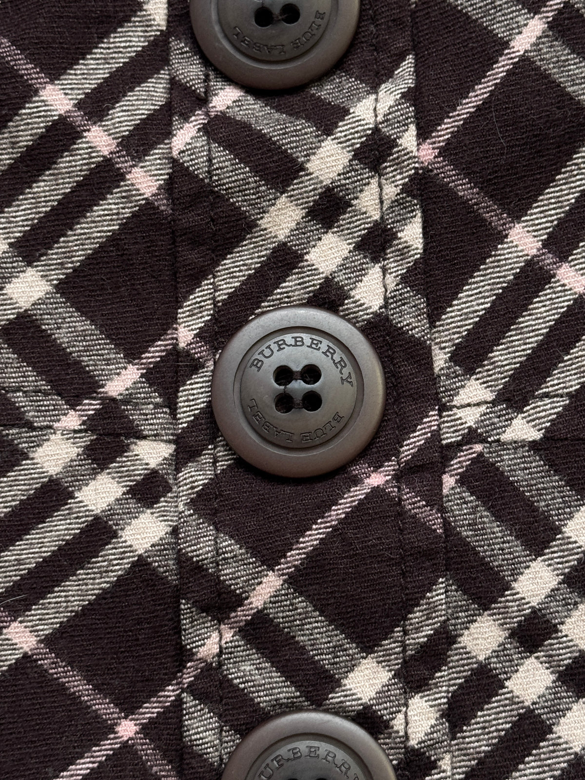 Burberry Brown Nova Check Mini Skirt