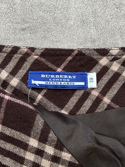 Burberry Brown Nova Check Mini Skirt