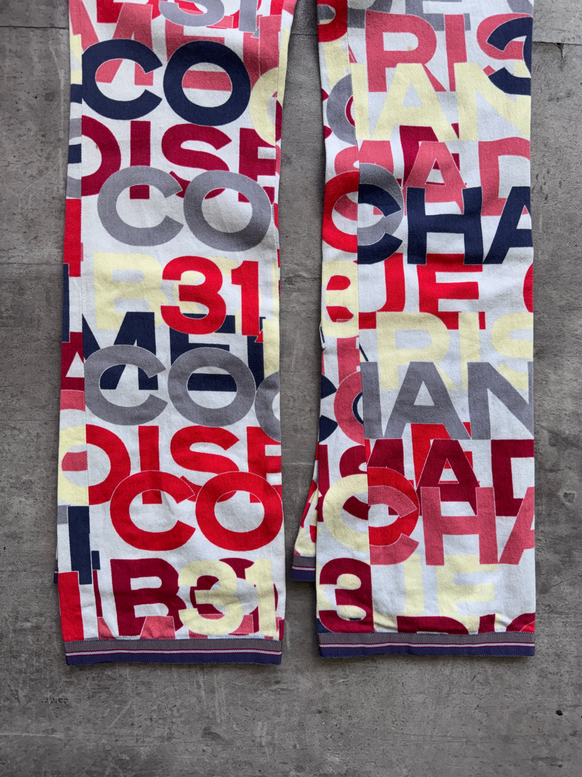 Chanel Identification Printed Skinny Jeans