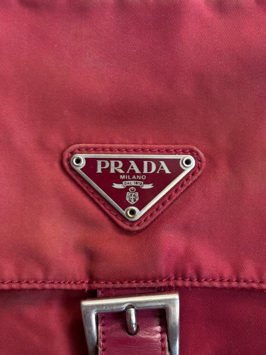 Prada Nylon Crossbody Messenger Bag
