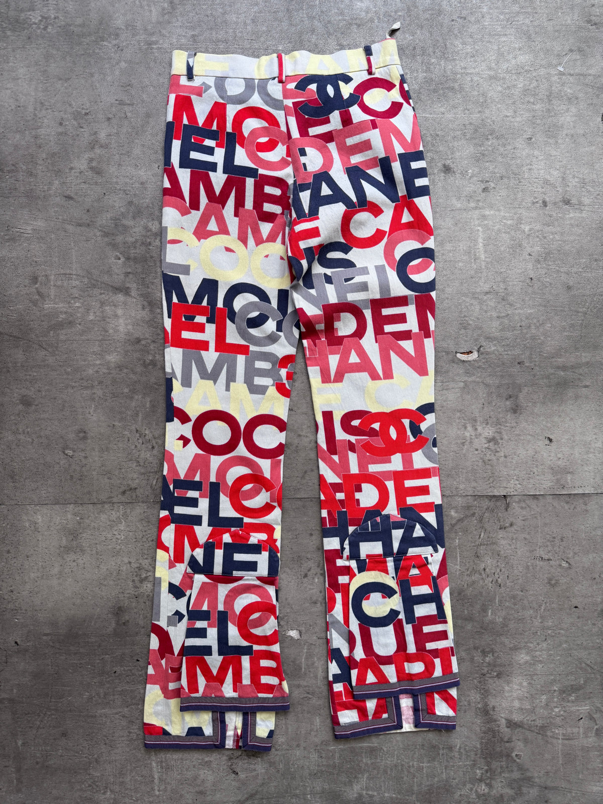 Chanel Identification Printed Skinny Jeans