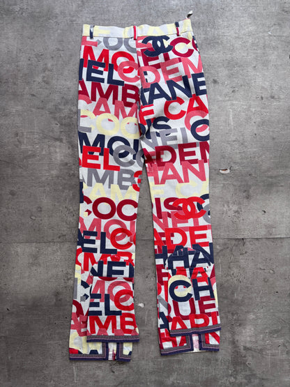 Chanel Identification Printed Skinny Jeans