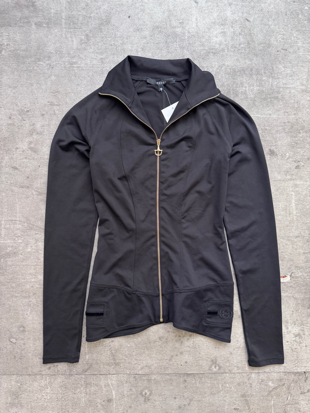 Gucci Double Zip Black Jacket