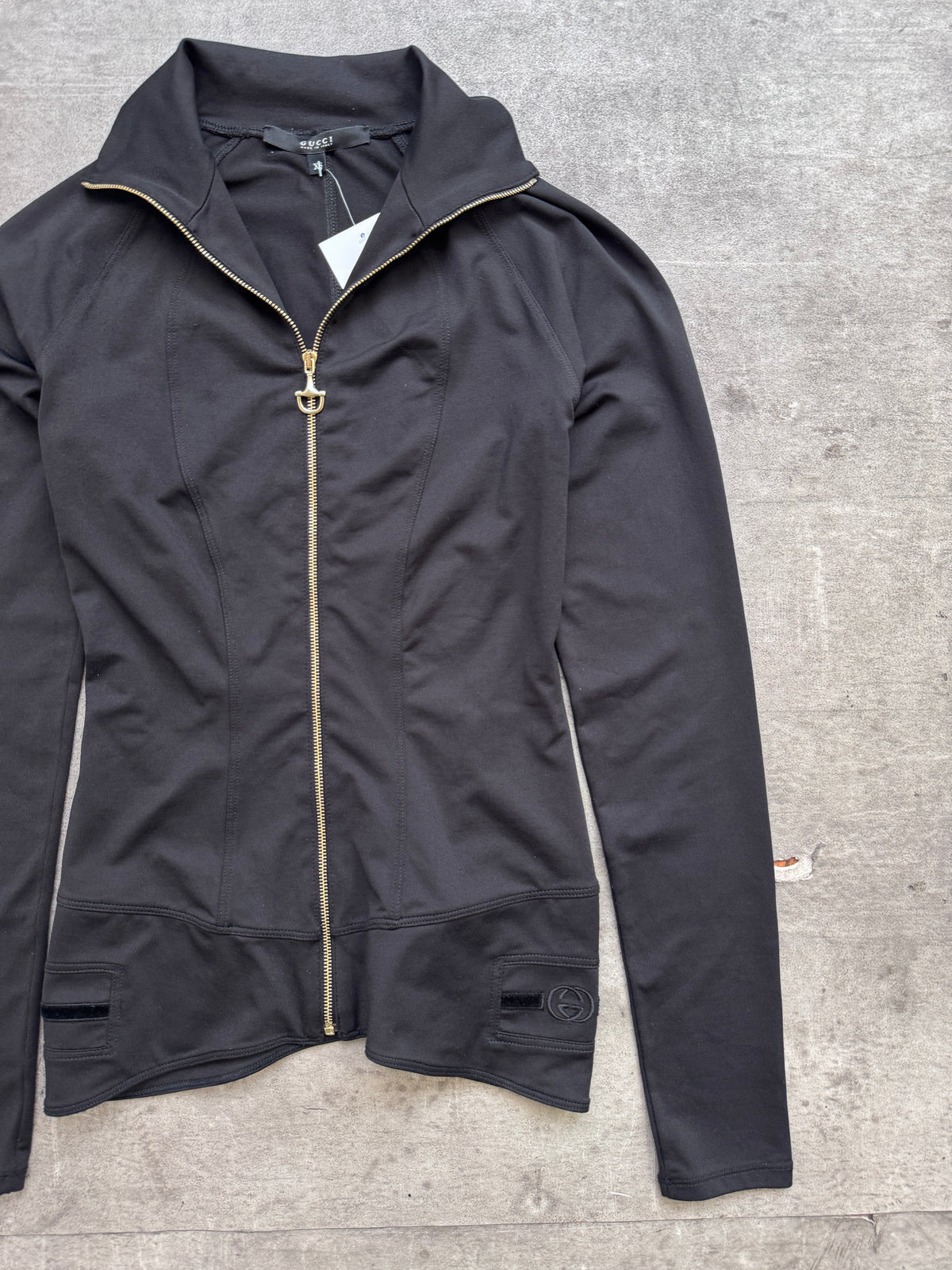 Gucci Double Zip Black Jacket