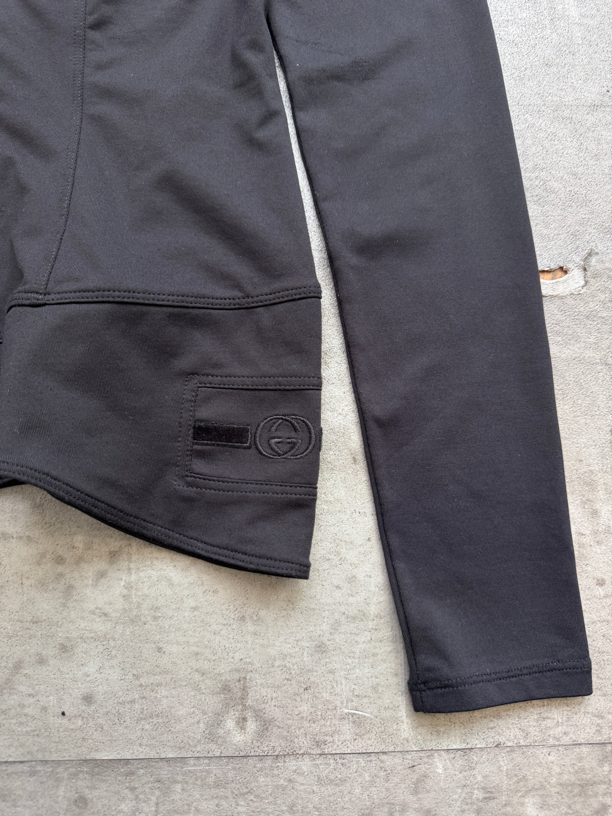 Gucci Double Zip Black Jacket