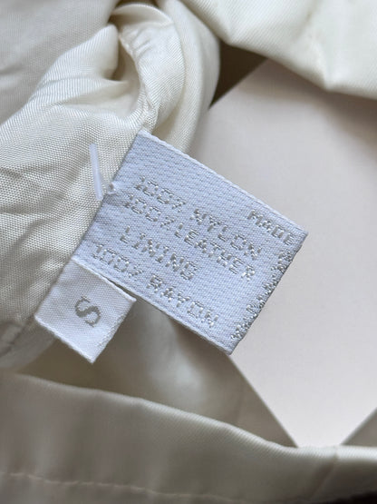 00's Prada Sport Cream Nylon/Leather Jacket