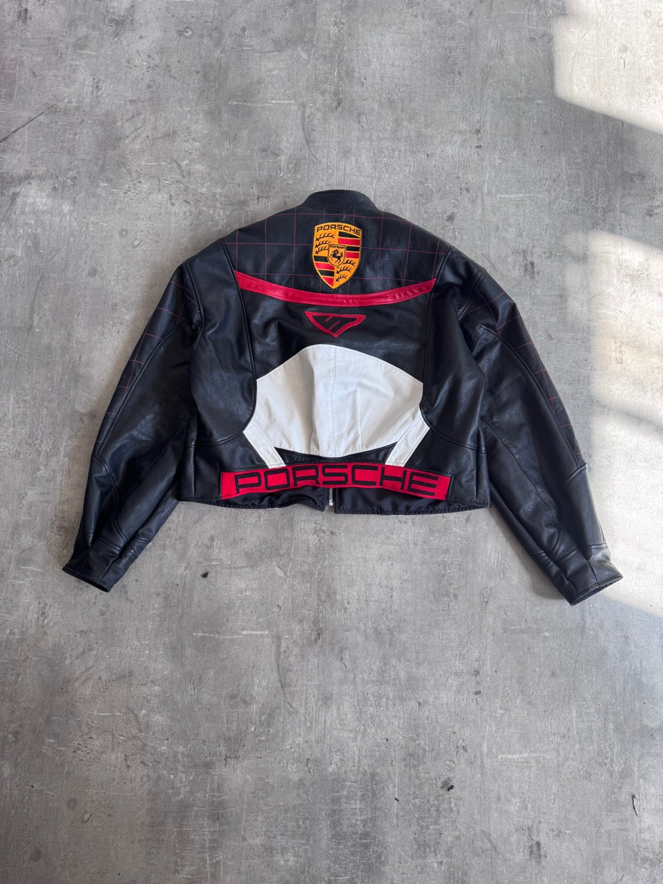 VT Rework : Porsche Reworked Leather Moto Jacket