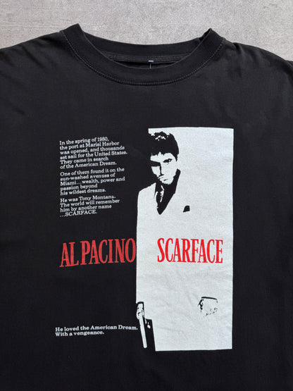 2000s Al Pacino Scarface Two Tone Graphic Tee