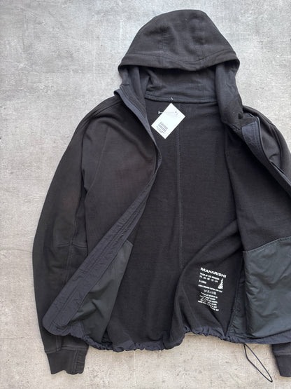 Maharishi Year Of The Dragon Black Tech Pocket Asymmetric Hoodie