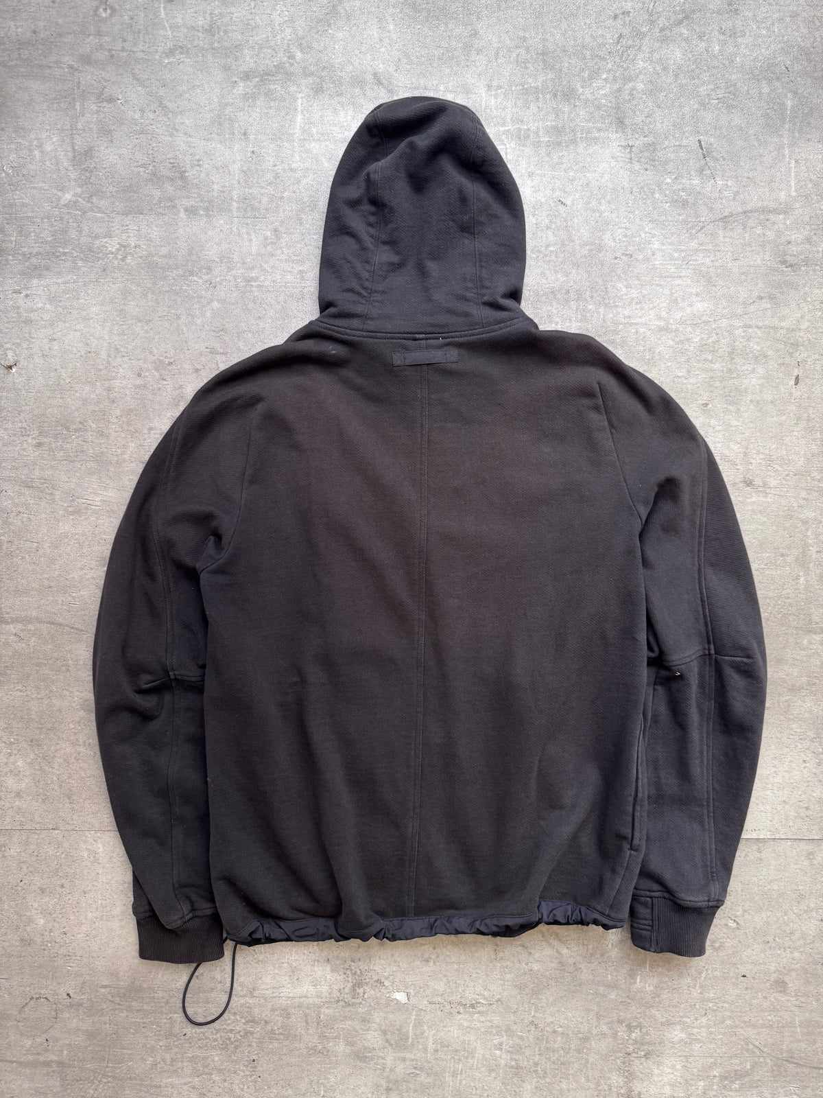 Maharishi Year Of The Dragon Black Tech Pocket Asymmetric Hoodie
