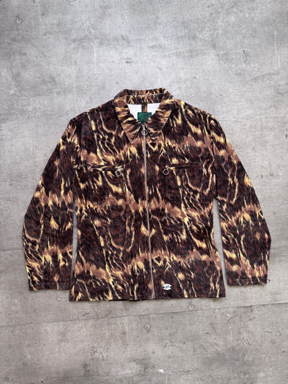 Jean Paul Gautier Leopard Print Velour Jacket