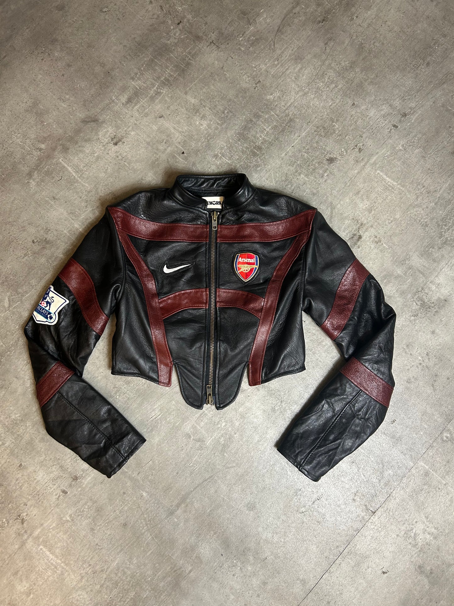 VT Rework: Custom Order – Leather Football Jacket