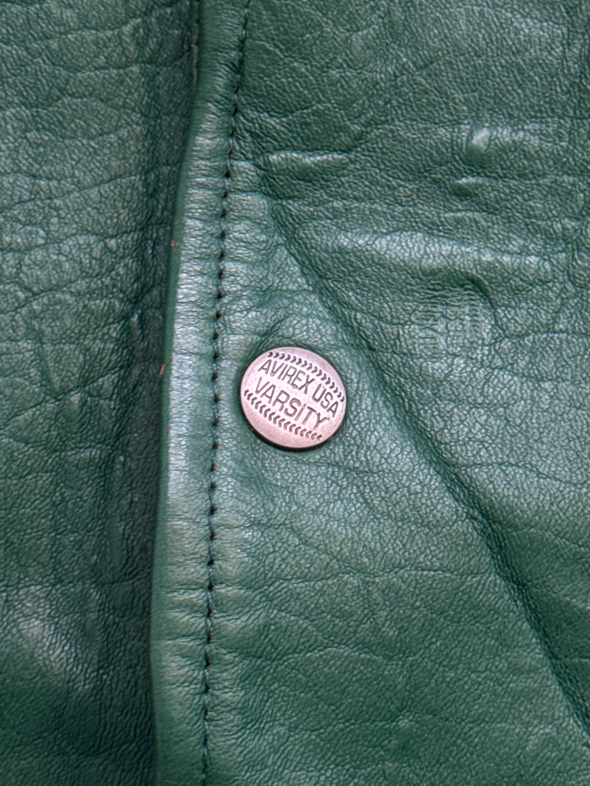 1980's Avirex Varsity 'Alaskan Wild Bears' Leather Jacket