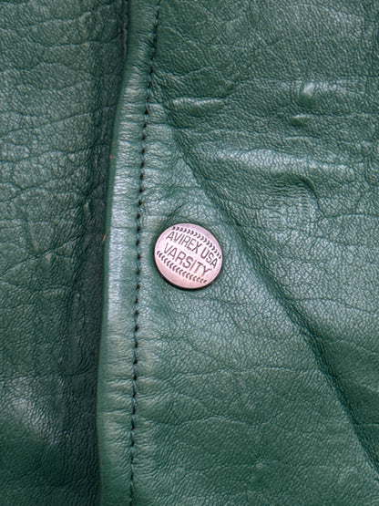 1980's Avirex Varsity 'Alaskan Wild Bears' Leather Jacket