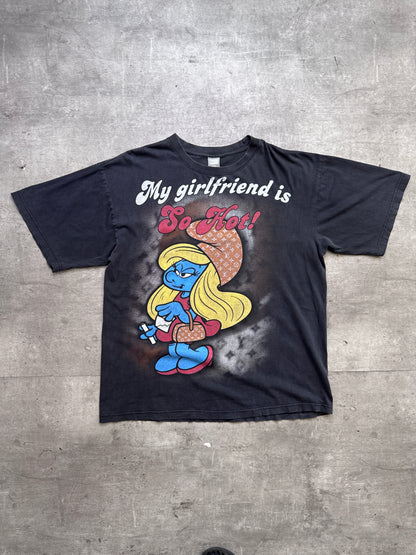 Smurfette 'My Girlfriend Is So Hot' Tee