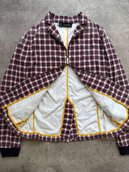 DSquared2 Red Check Zip Blouson