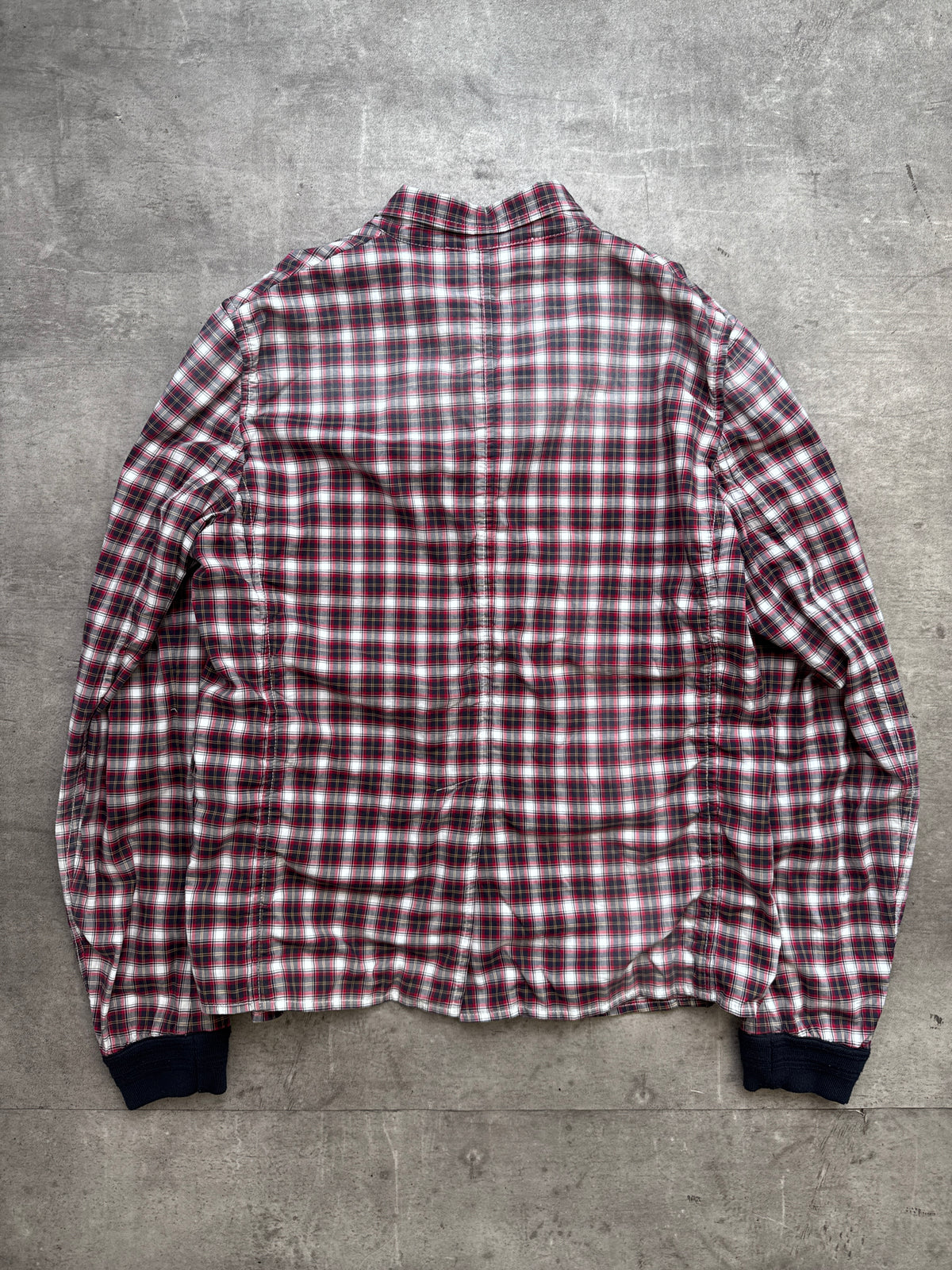 DSquared2 Red Check Zip Blouson