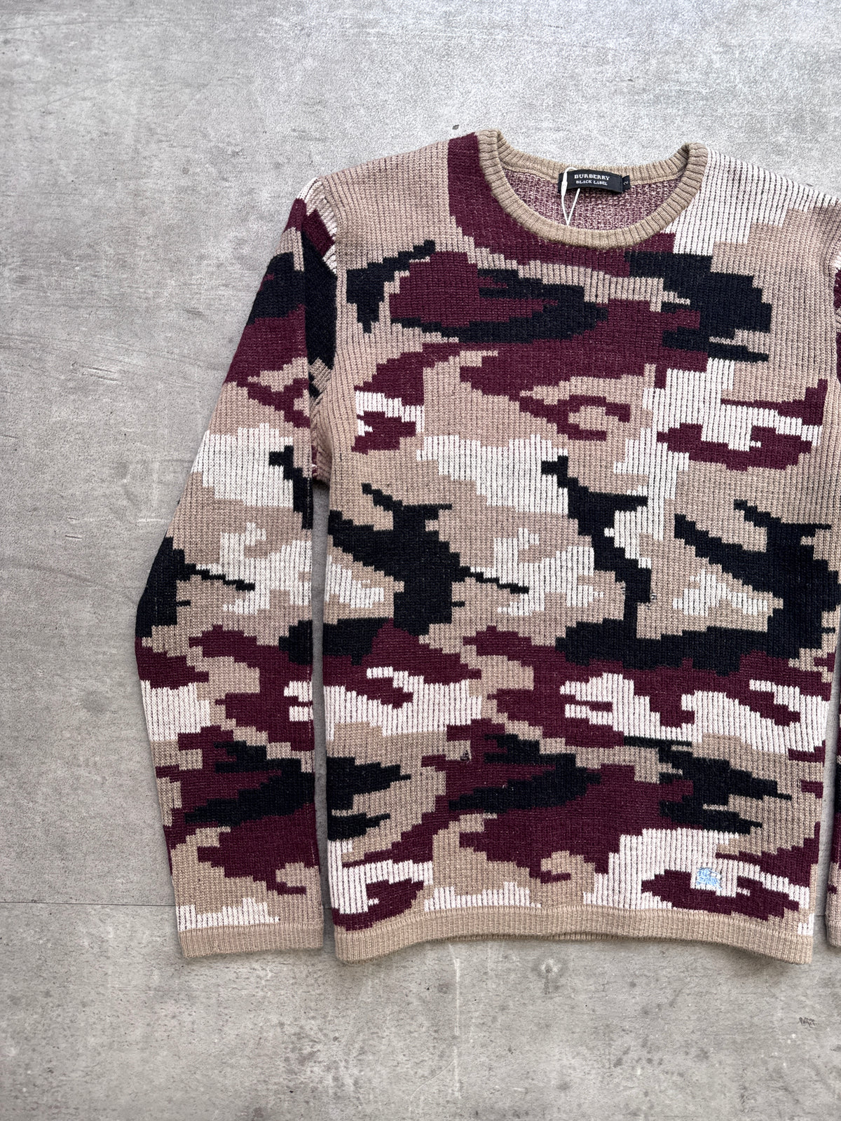 Burberry Pixel Camo Sweater