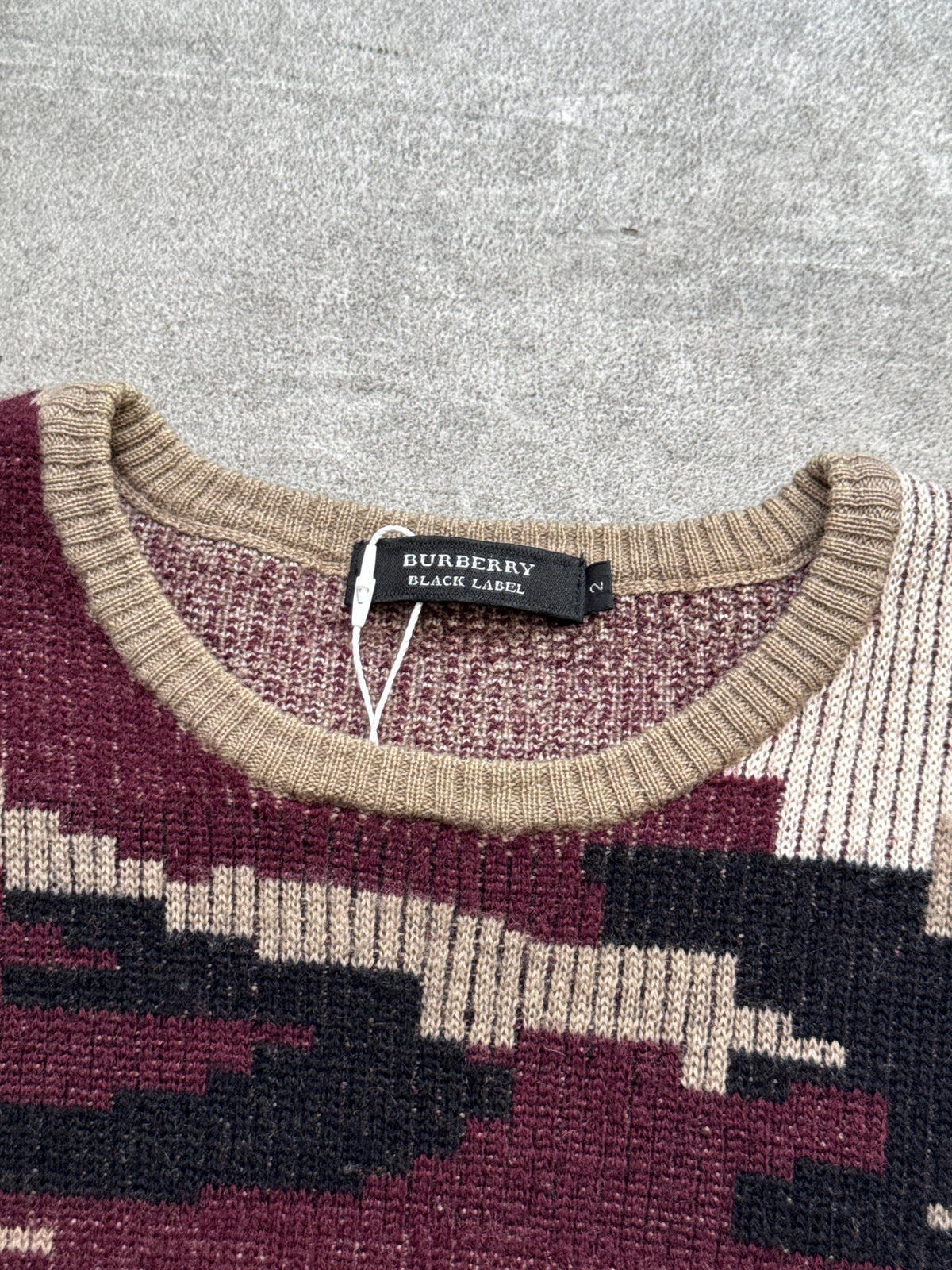 Burberry Pixel Camo Sweater