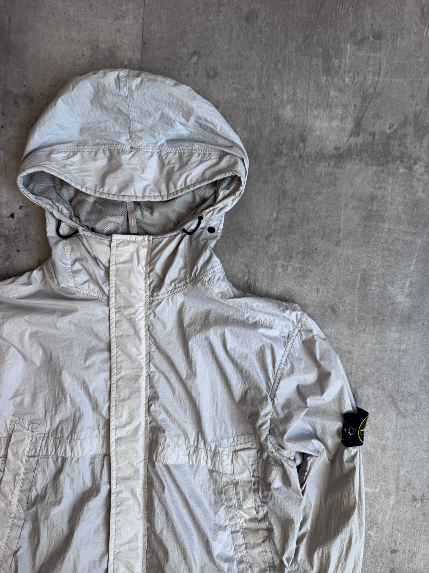 S/S 2013 Stone Island Ivory Membrana TC Jacket (Sold As Seen)