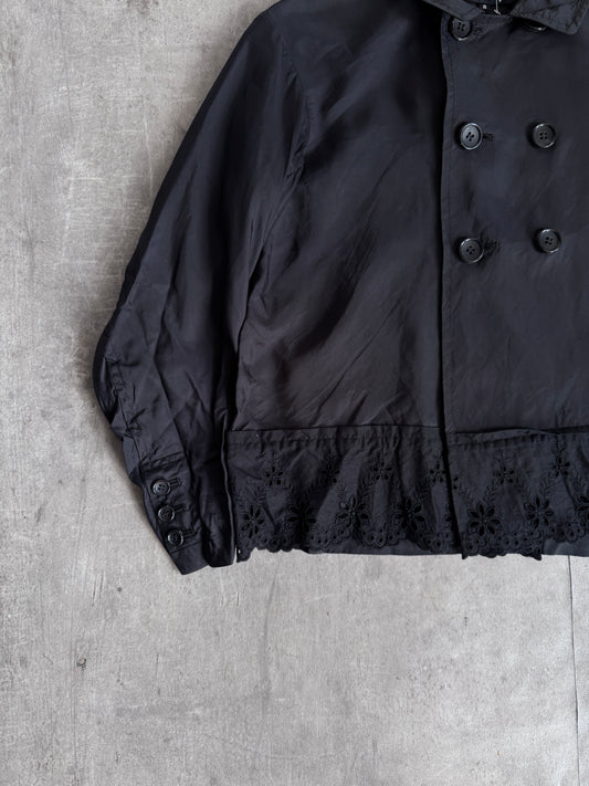AD2014 Comme Des Garçons Tricot Lace Trim Jacket