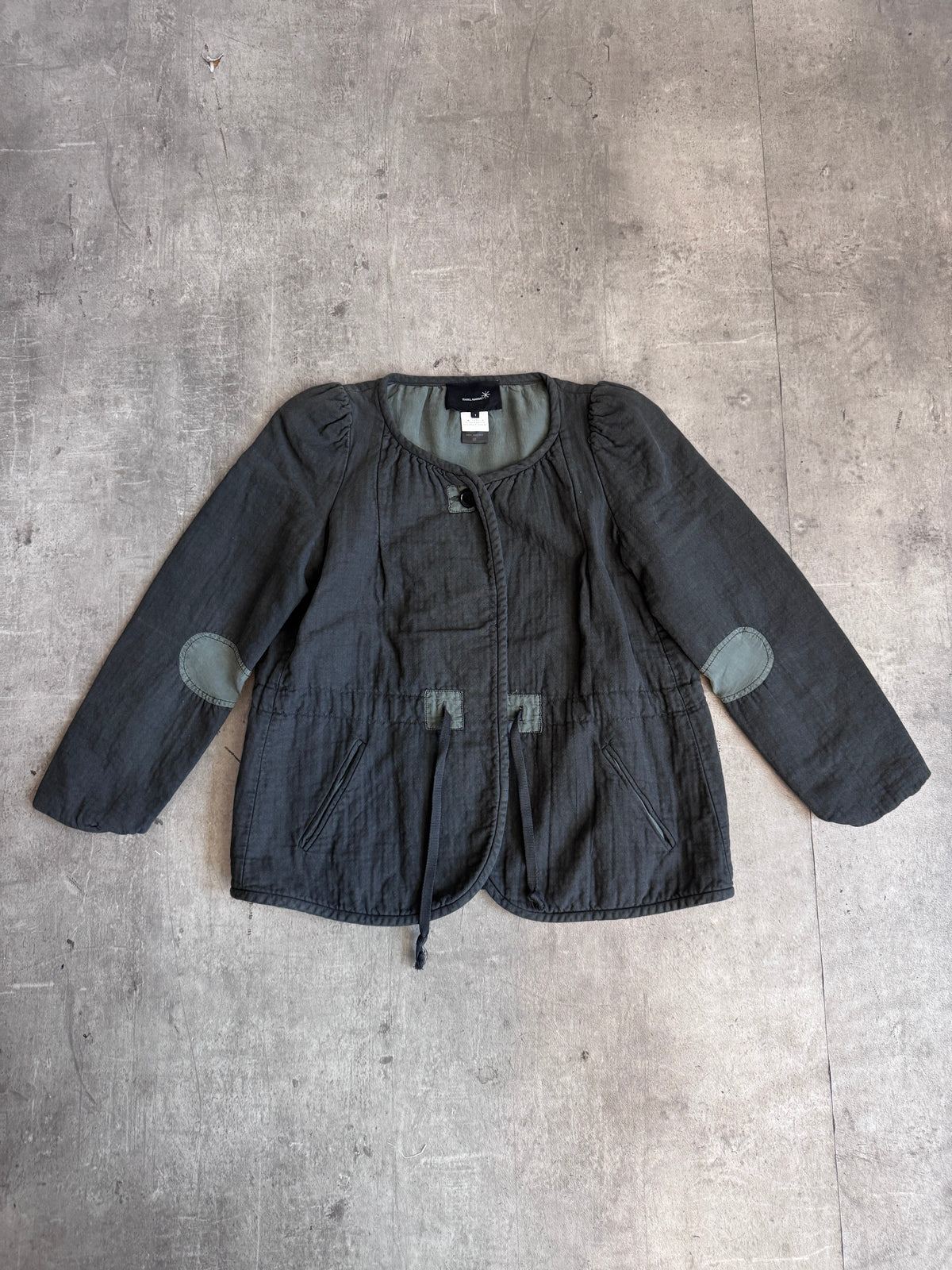 Isabel Marant Low Cut Collarless Padded Jacket