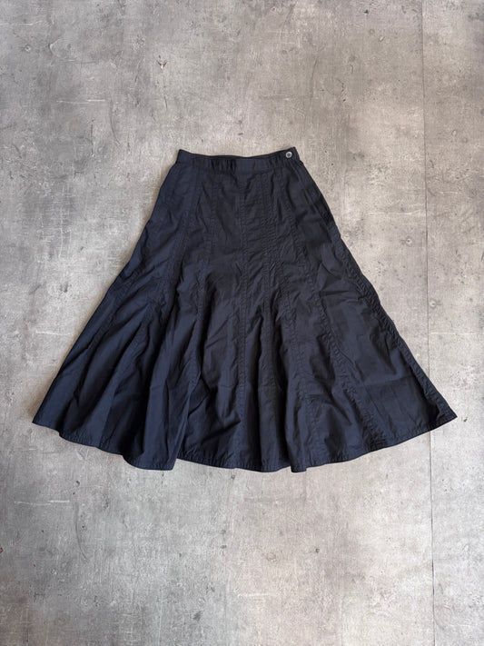 AD2002 Comme Des Garçons Tricot Darted Maxi Skirt