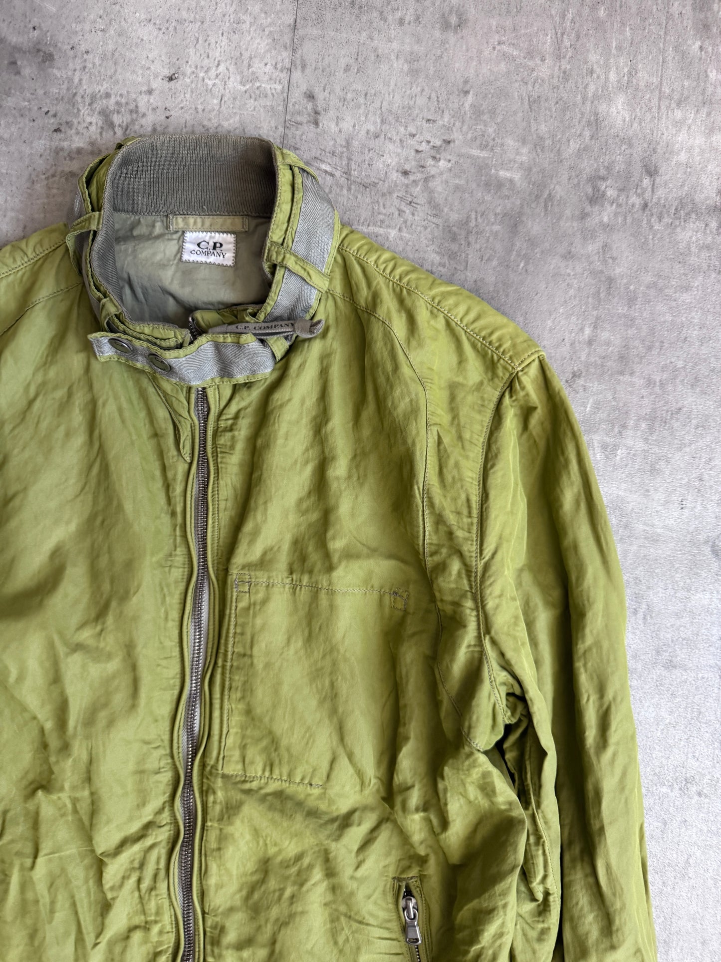 1990s C.P. Company Lime Technical Nylon Blouson