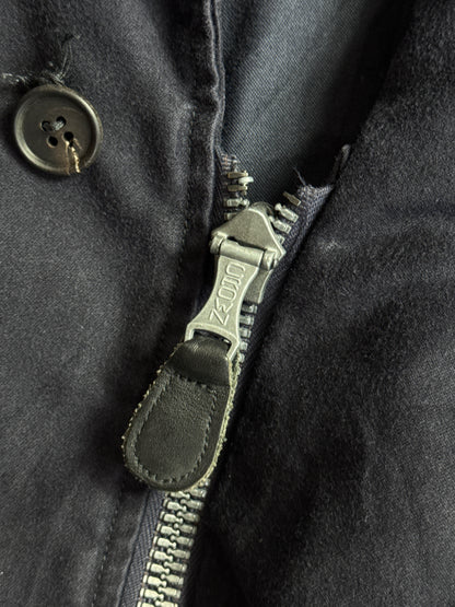 Mihara Yasuhiro Navy Cotton Courd Detailed Workwear Jacket