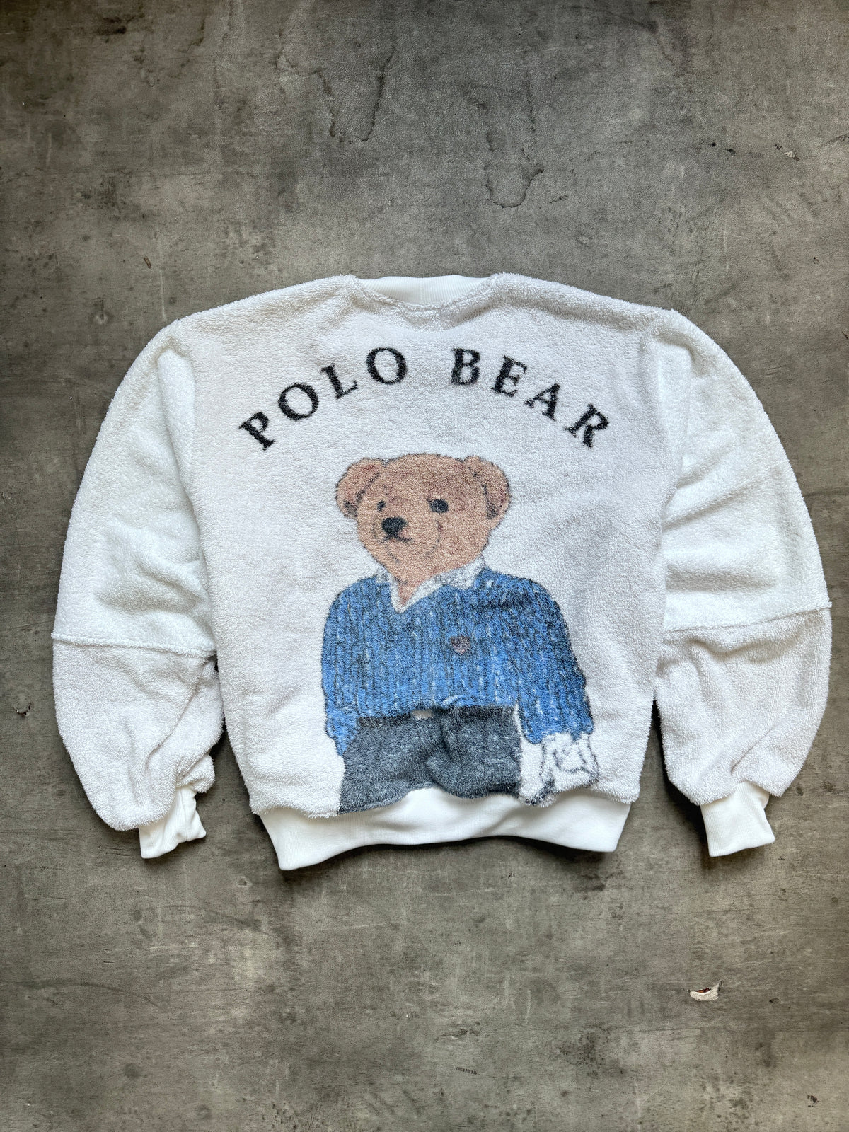 VT Rework: Polo Ralph Lauren Terry Polo Bear Sweatshirt
