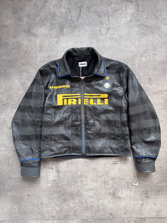VT Rework: Inter Milan Ronaldo 10 Painted Leather Jacket
