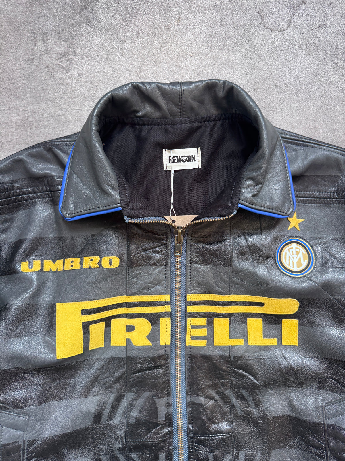 VT Rework: Inter Milan Ronaldo 10 Painted Leather Jacket