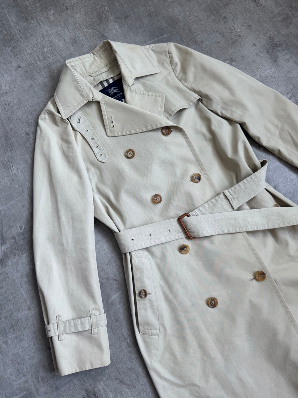Burberry Light Beige Nova Lined Classic Trenchcoat