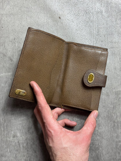 Gucci Ophidia GG monogram Canvas Wallet with Signiture Stripe