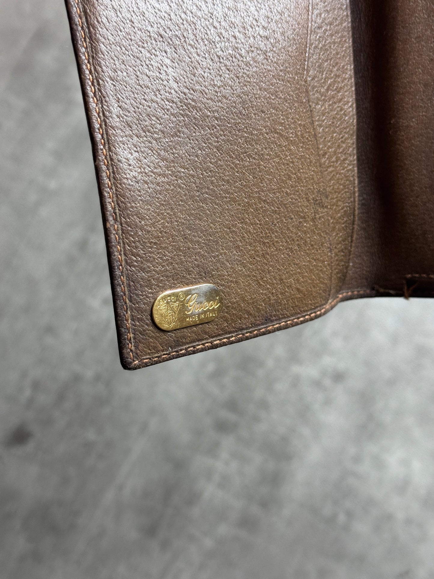 Gucci Ophidia GG monogram Canvas Wallet with Signiture Stripe