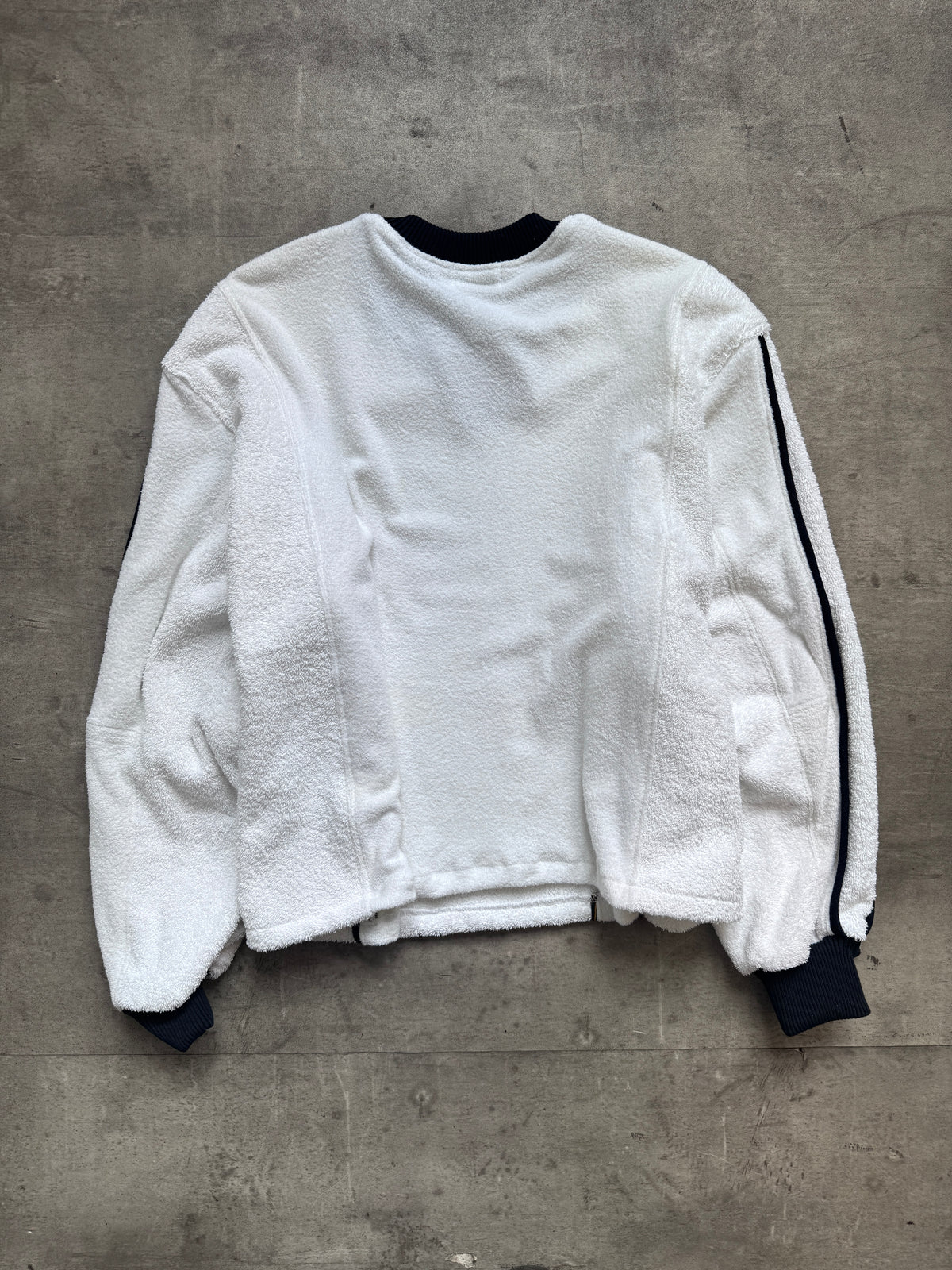 VT Rework: Yves Saint Laurent Embroidered Terry Sweatshirt