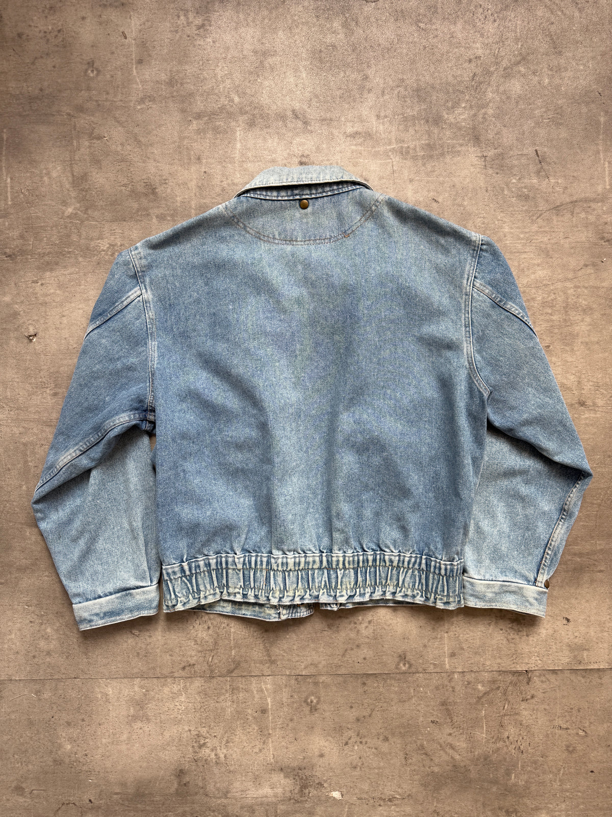 1980's Fox Jeans Italian Layered Denim Blouson