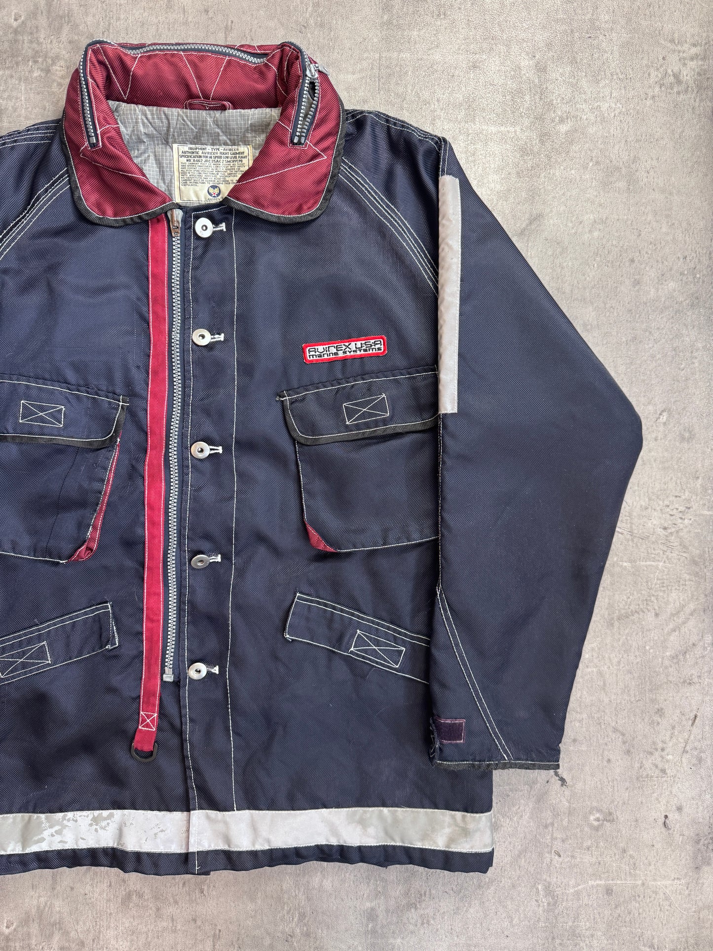 Avirex USA Reflective Hardware Detailed Tech Jacket