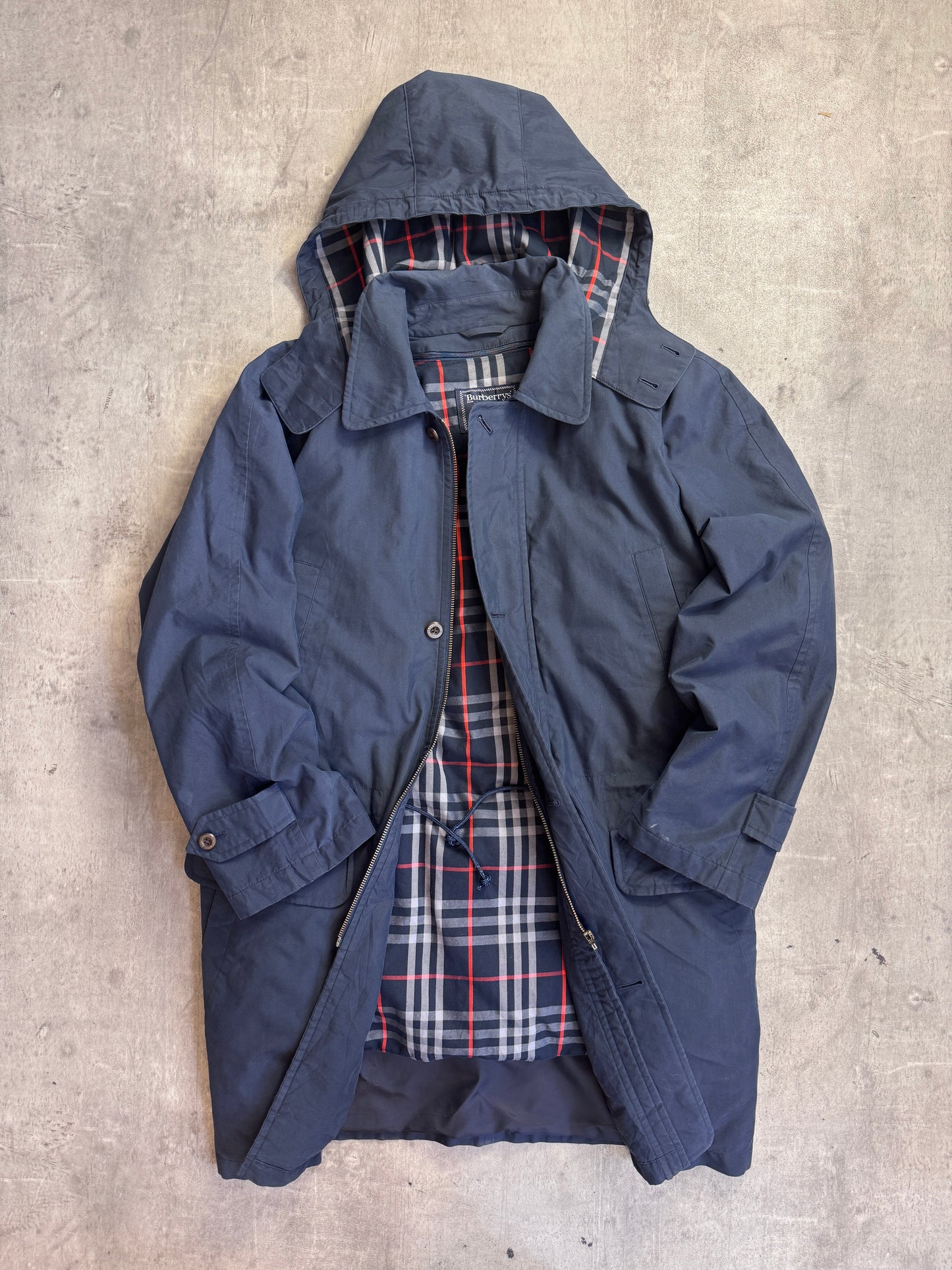 Burberry Padded Nova Lined Hooded Raincoat